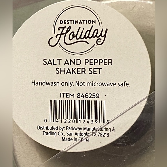 Reindeer Ceramic Salt & Pepper Shaker Set - Picture 6 of 6